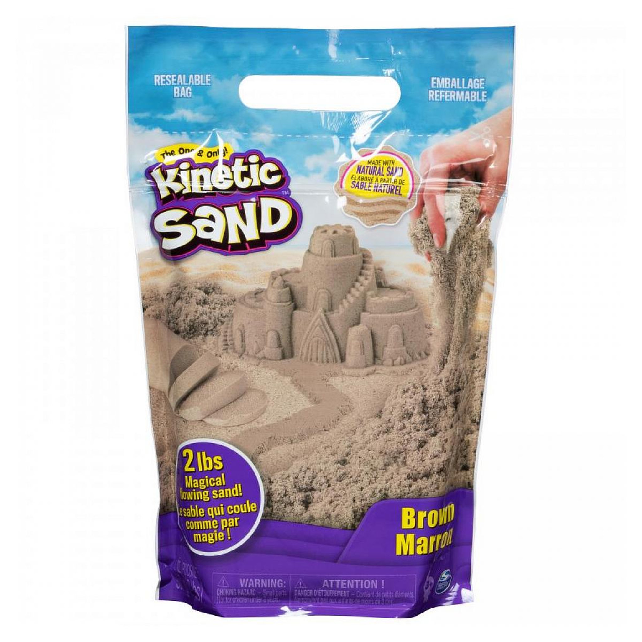SPIN MASTER Kinetic Sand Pack de Sable naturel 907 g