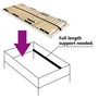 Voir la diapositive 3 : VIDAXL Sommier a lattes sans matelas avec 28 lattes 7 zones 80x200 cm