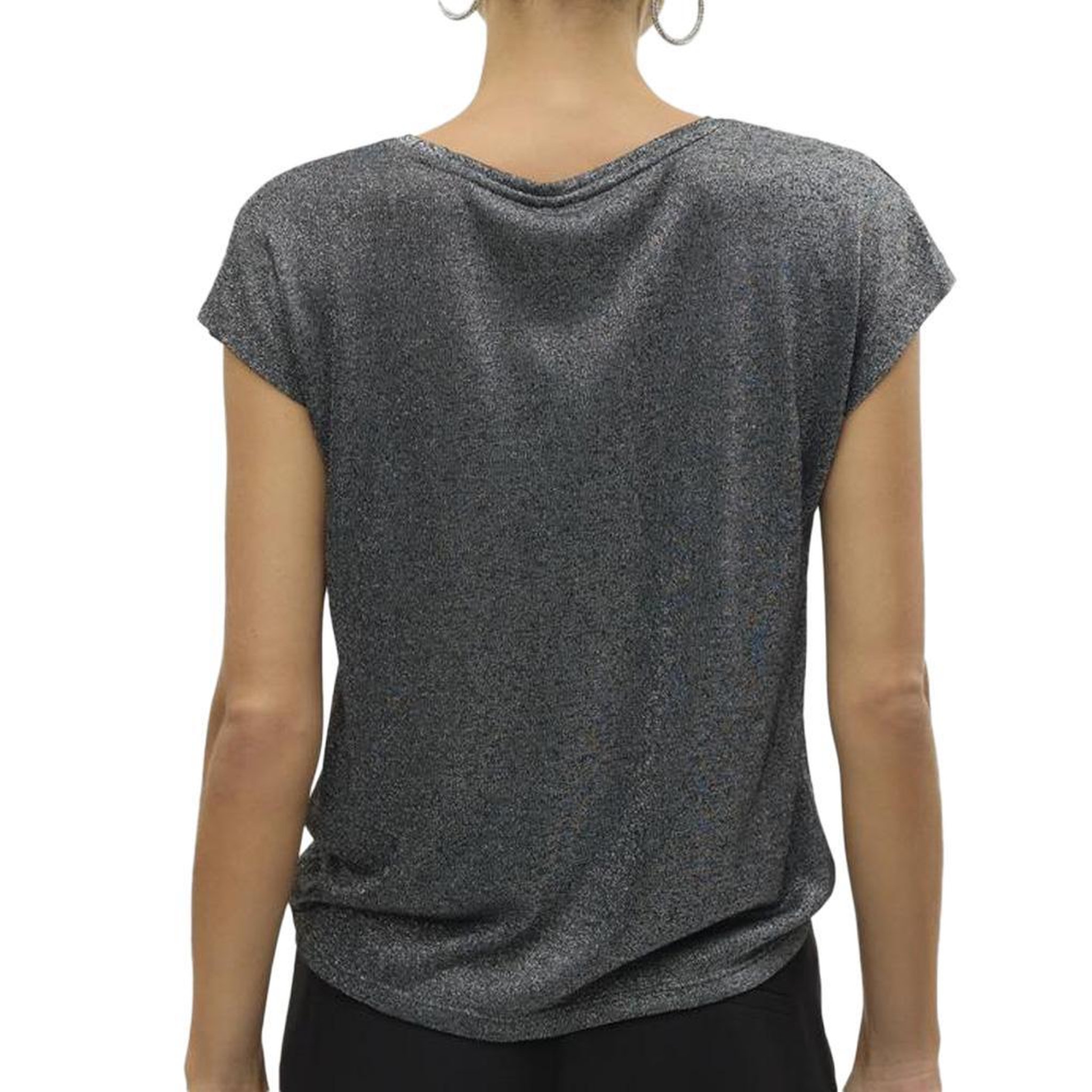 Voir la diapositive 2 : Vero Moda T-Shirt Gris Foncé Femme Vero Moda Sarah