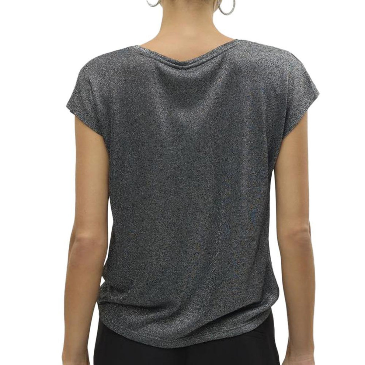 Vero Moda T-Shirt Gris Foncé Femme Vero Moda Sarah