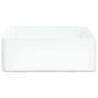 Voir la diapositive 4 : VIDAXL Lavabo blanc 37x37x13 cm ceramique carre