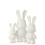 Voir la diapositive 4 : Paris Prix Statuette Lapin en Résine  Eddy  49cm Blanc