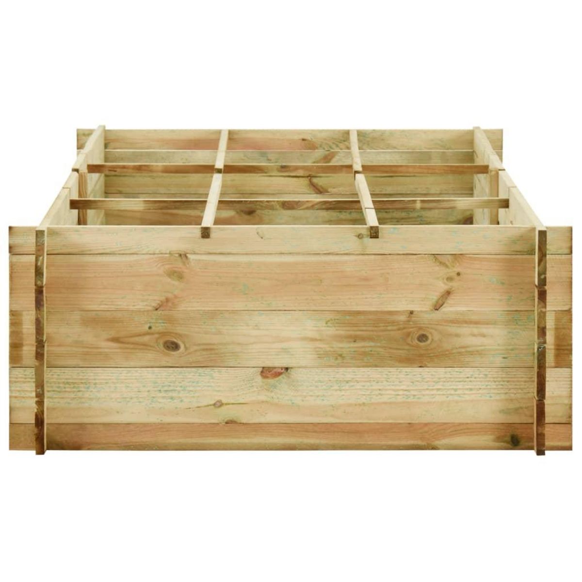VIDAXL Jardiniere pour legumes Bois de pin impregne 197x100x40 cm