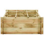 Voir la diapositive 3 : VIDAXL Jardiniere pour legumes Bois de pin impregne 197x100x40 cm