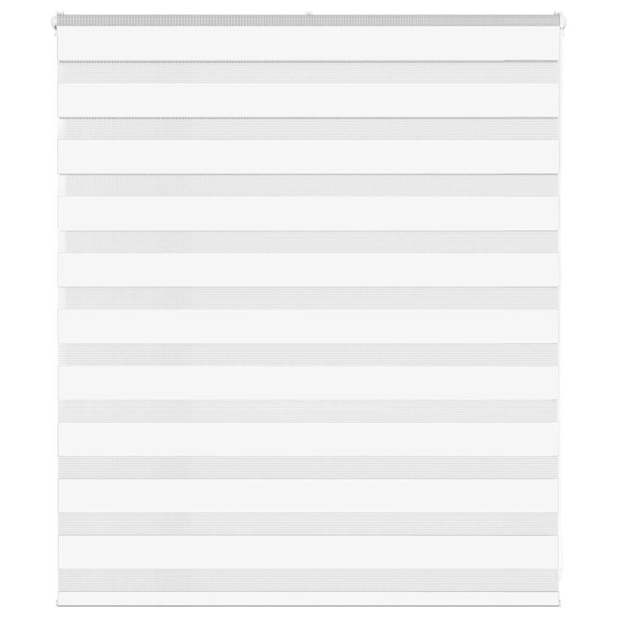 VIDAXL Store zebre blanc 135x100 cm largeur du tissu 130,9cm polyester