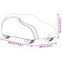 Voir la diapositive 6 : VIDAXL Housse de voiture SUV avec sangles a boucle complete M PEVA