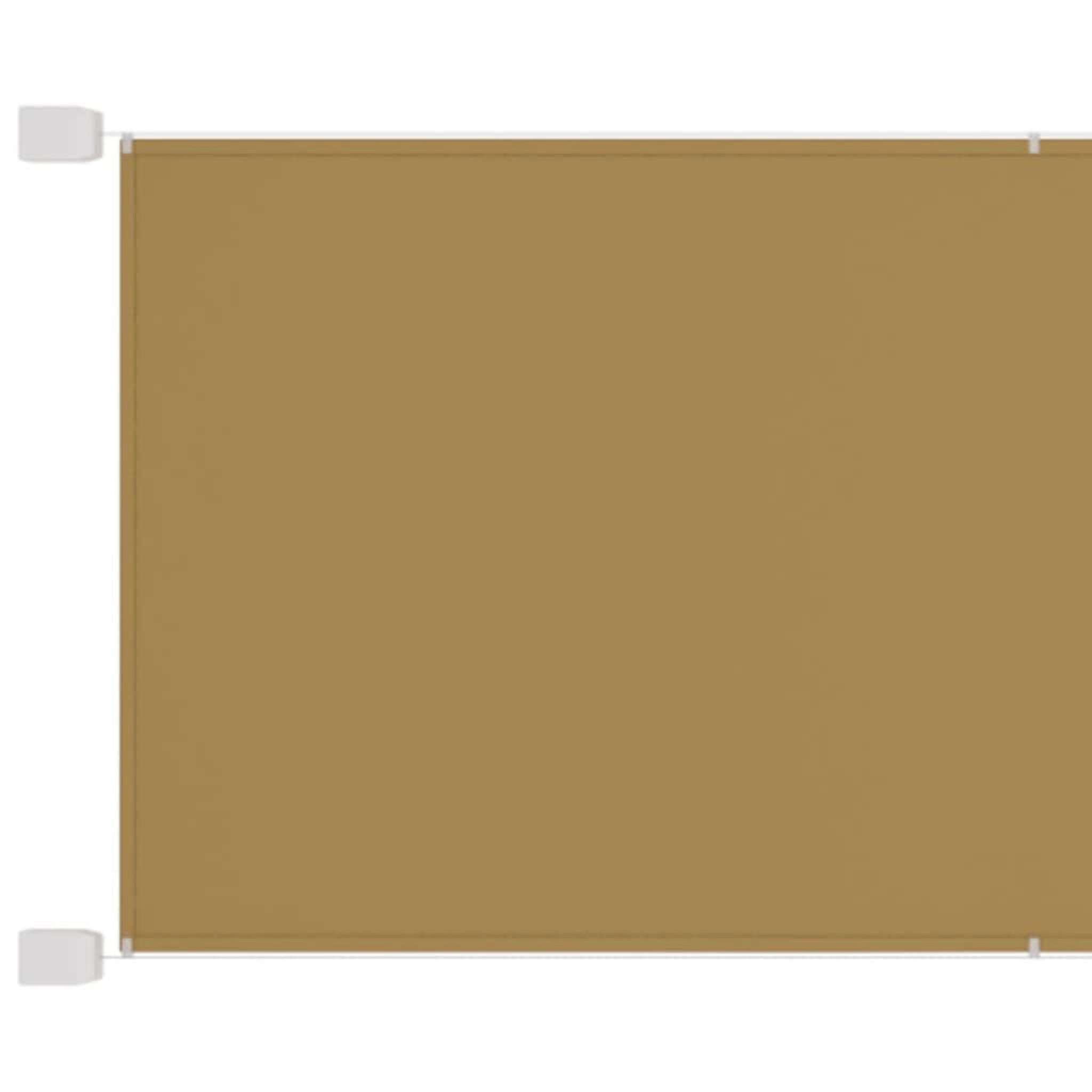 Voir la diapositive 2 : VIDAXL Auvent vertical Beige 180x1200 cm Tissu oxford