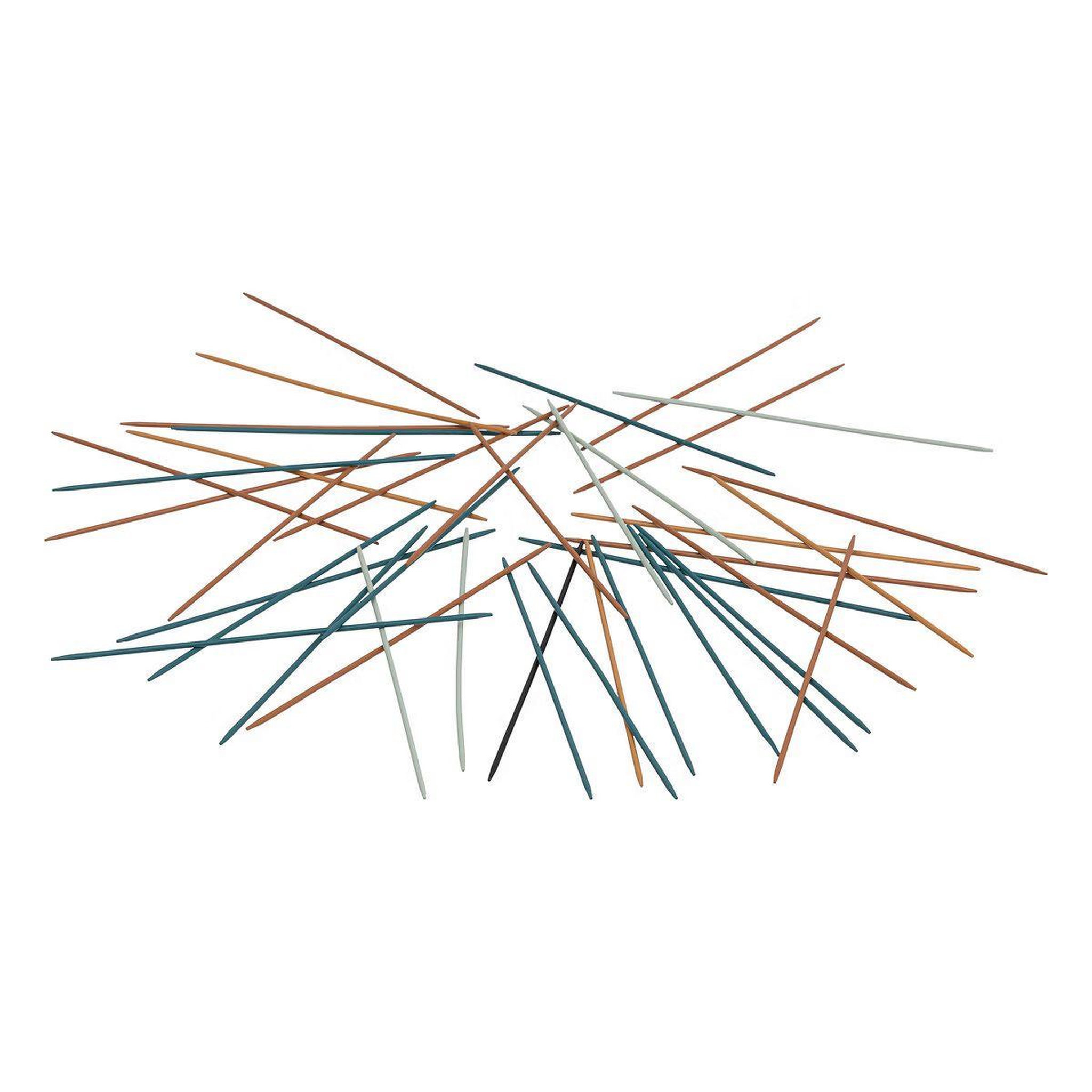 Voir la diapositive 2 : ATMOSPHERA Jeu mikado en bambou  be vintage  23cm multicolore