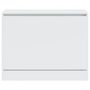 Voir la diapositive 5 : VIDAXL Armoire a chaussures blanc 80x34x63 cm bois d'ingenierie
