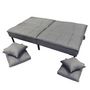 Voir la diapositive 3 : The Home Deco Factory Canapé convertible - Gris vert