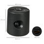 Voir la diapositive 3 : OUTSUNNY Lot de 4 poids de lestage cylindrique pour tonnelle barnum tente dim. Ø 22 / Ø 24 x 25H cm HDPE noir