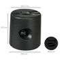 Voir la diapositive 3 : OUTSUNNY Lot de 4 poids de lestage cylindrique pour tonnelle barnum tente dim. Ø 22 / Ø 24 x 25H cm HDPE noir