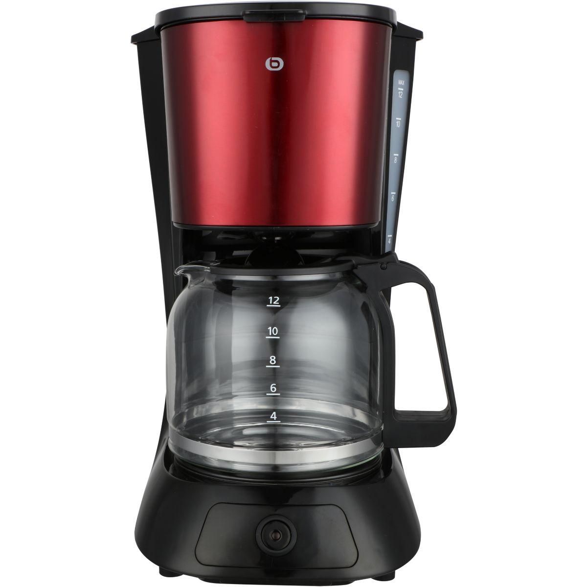 ESSENTIEL B Cafetière ECF6 rouge