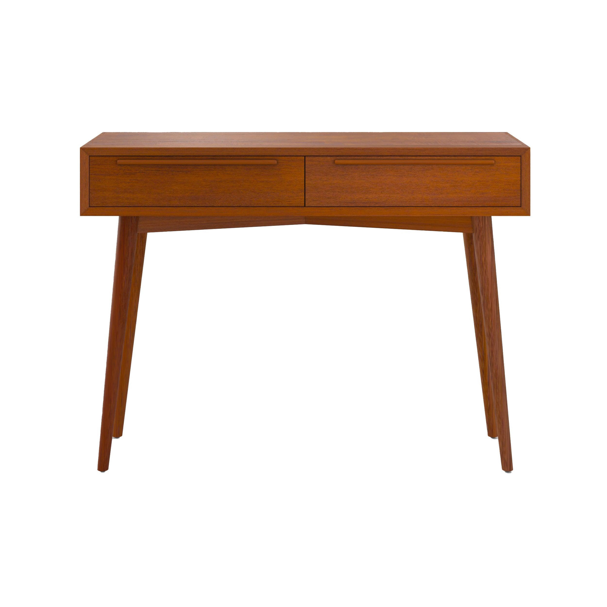 MAISON PAVANE Console en bois de teck, 2 tiroirs-waya