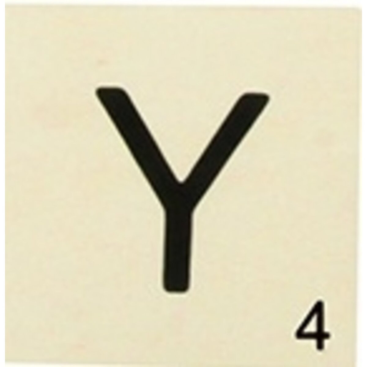 Lettres en bois déco façon Scrabble - 14,9 x 10,5 cm - Forme en