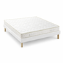 Voir la diapositive 2 : NUITS D'OR Ensemble Sommier Tapissier et Matelas 2 Faces Couchage