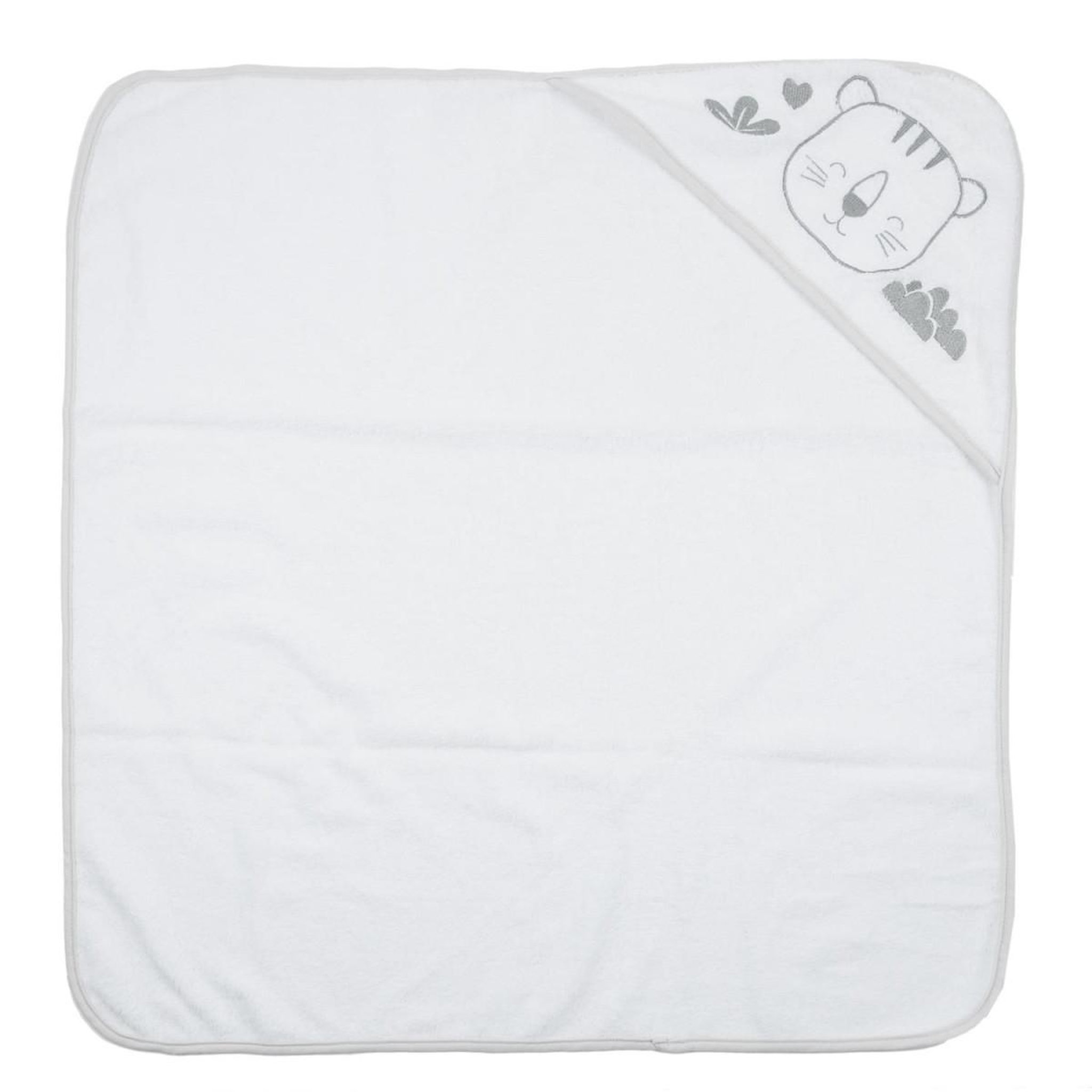 Voir la diapositive 3 : Tom & Zoé Coffret naissance 4 pièces  tigre  0-3 mois blanc