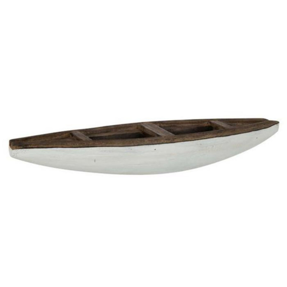 Paris Prix Barque Bateau Déco  Vacay  37cm Marron & Blanc