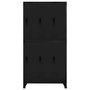 Voir la diapositive 2 : VIDAXL Armoire a casiers Noir 90x45x180 cm Acier
