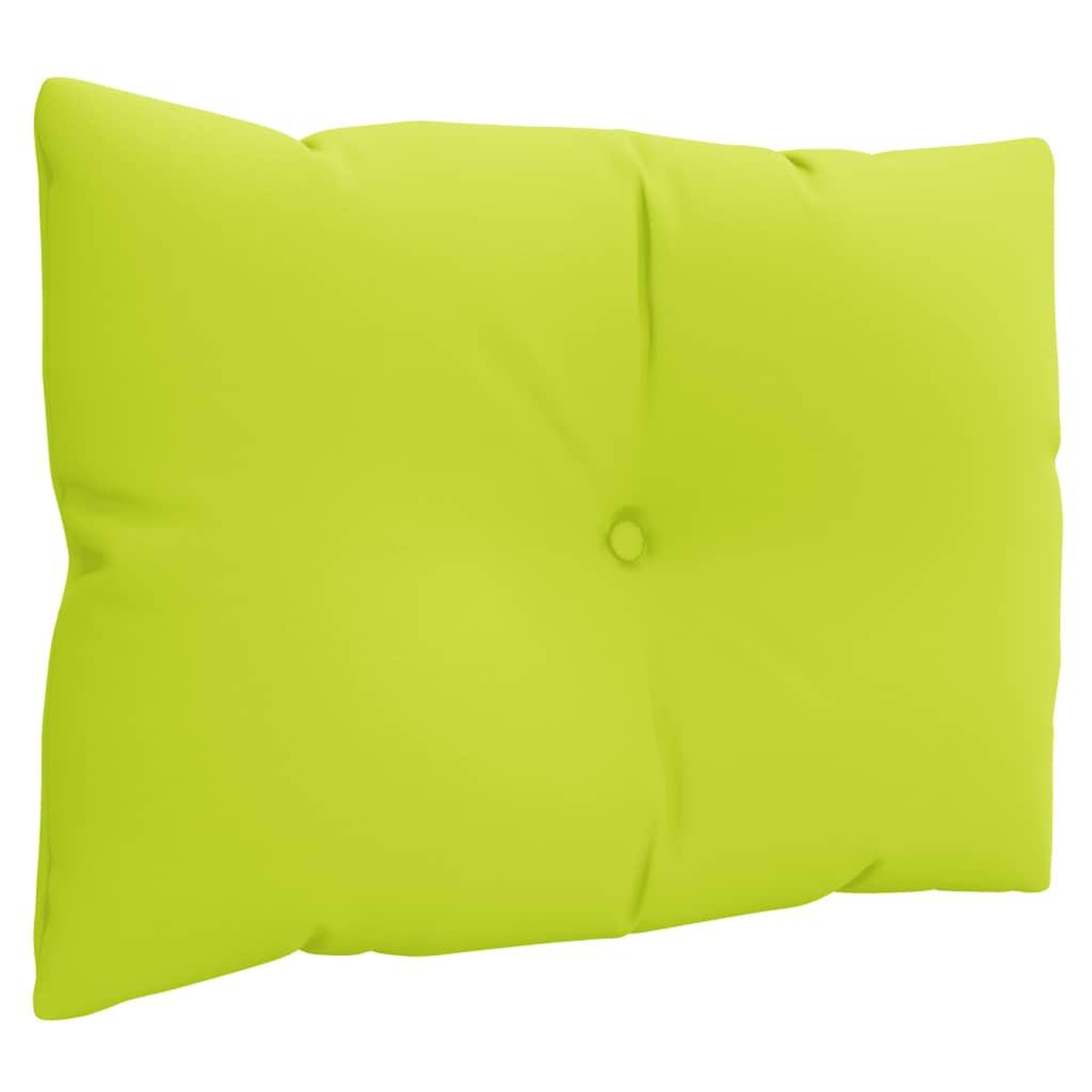 Voir la diapositive 4 : VIDAXL Coussins de palette lot de 3 vert vif tissu