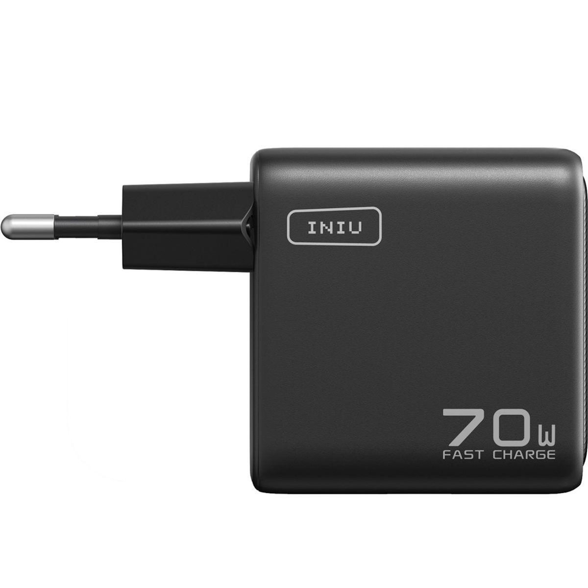 INIU Chargeur 70W Leopard 2 USB-C + USB-A noir