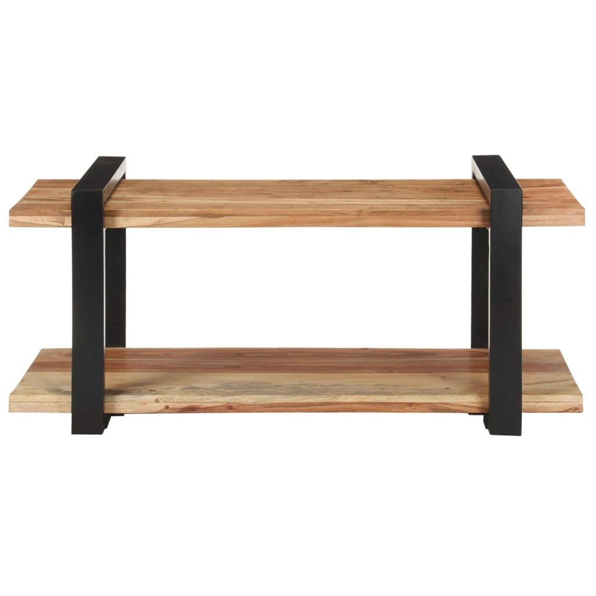 Voir la diapositive 2 : VIDAXL Meuble TV 90x40x40 cm Bois d'acacia solide