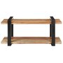 Voir la diapositive 2 : VIDAXL Meuble TV 90x40x40 cm Bois d'acacia solide
