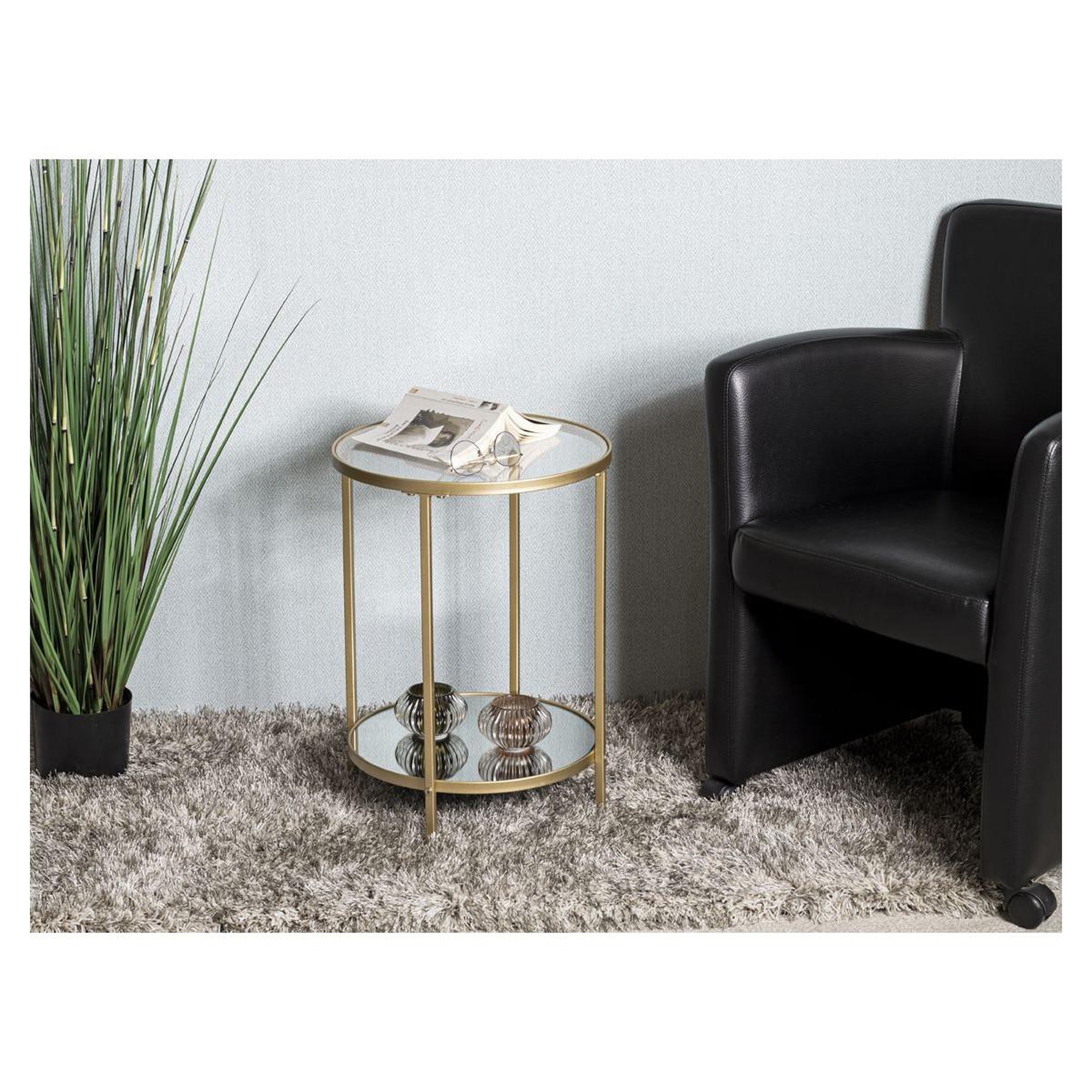 Voir la diapositive 4 : Paris Prix Table d'appoint design  timana  55cm or