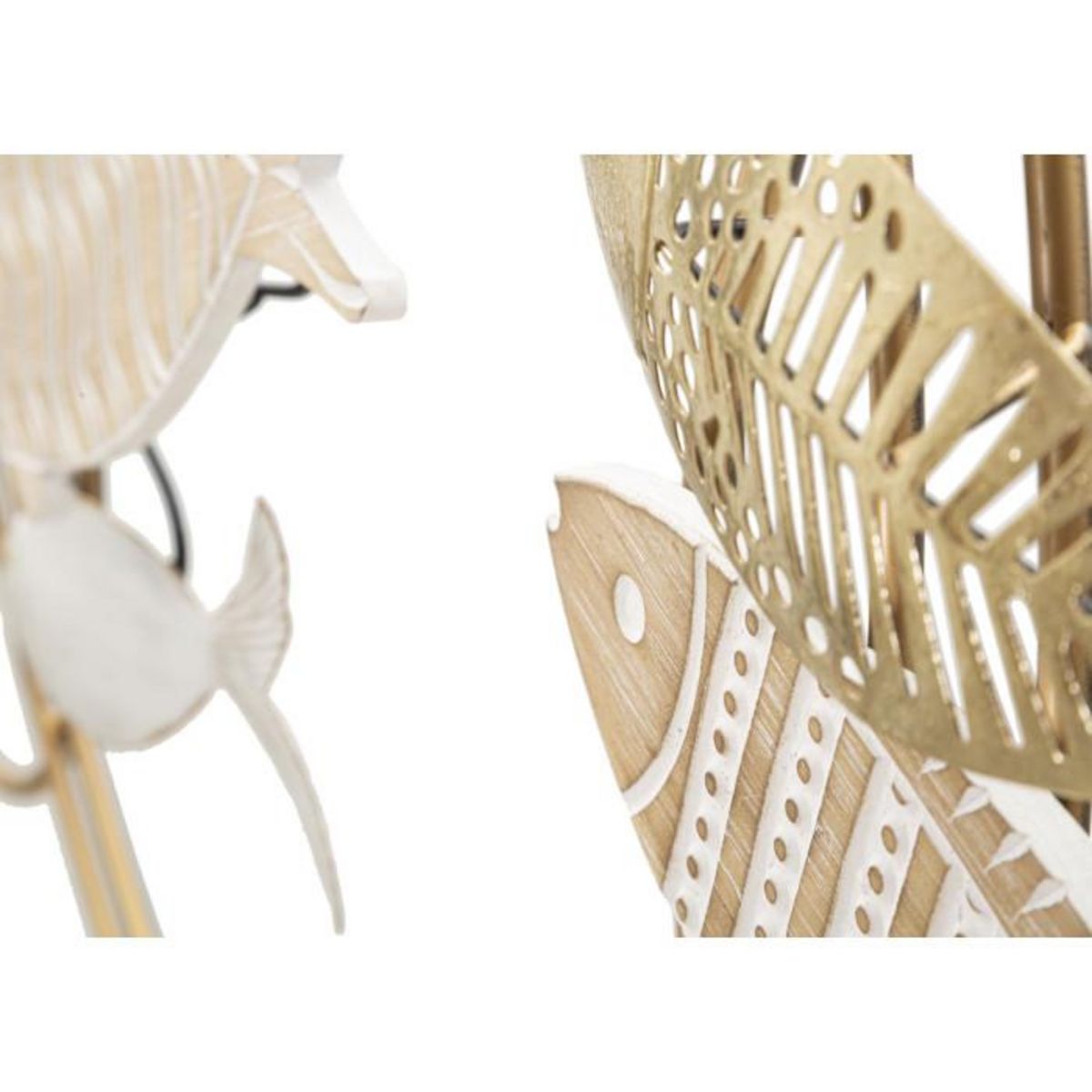 Paris Prix Décoration Murale en Métal  Fishy Move  142cm Multicolore