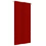 VIDAXL Ecran de balcon Rouge 100x240 cm Tissu Oxford