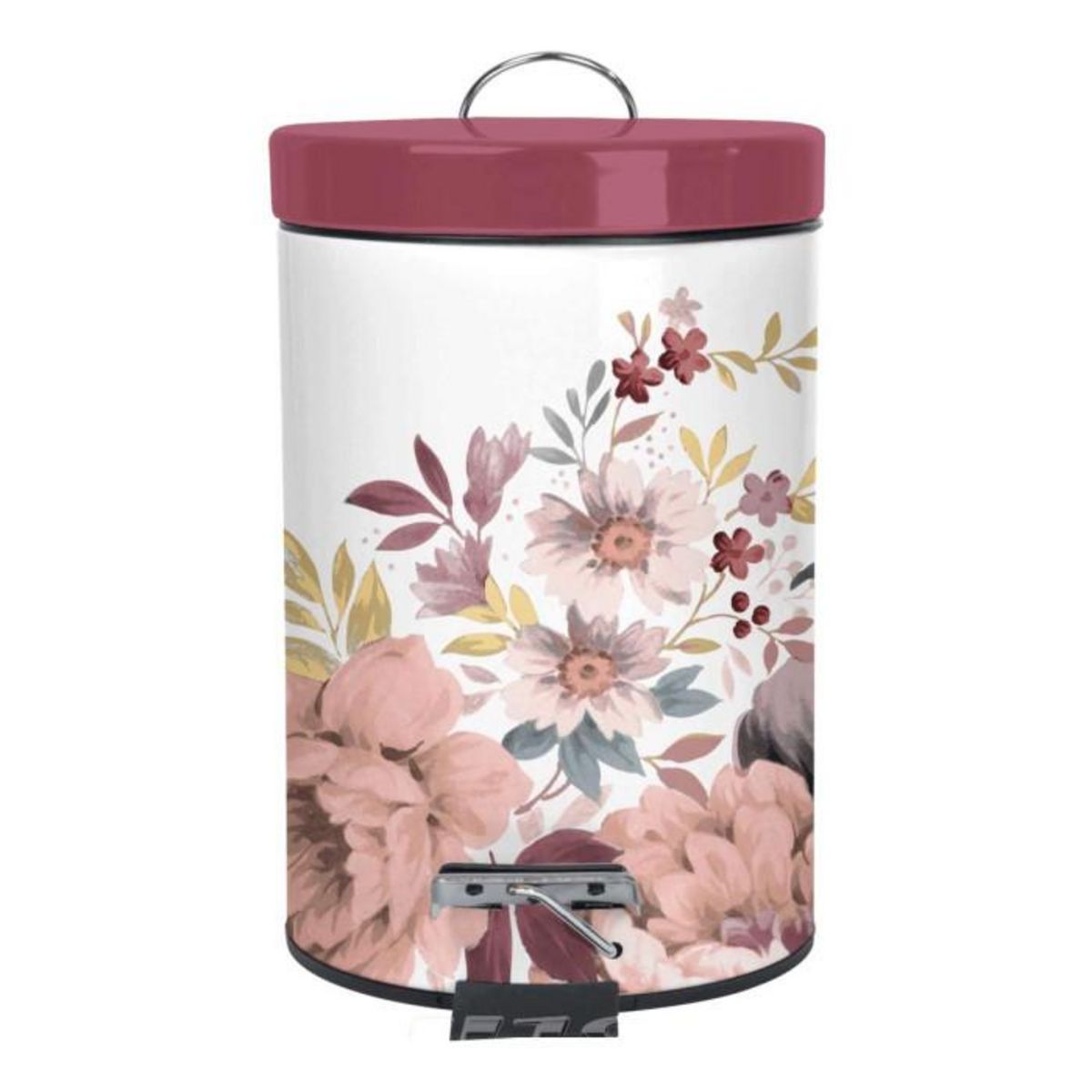 Paris Prix Poubelle à Pédale  Jayana  3L Blanc & Rose