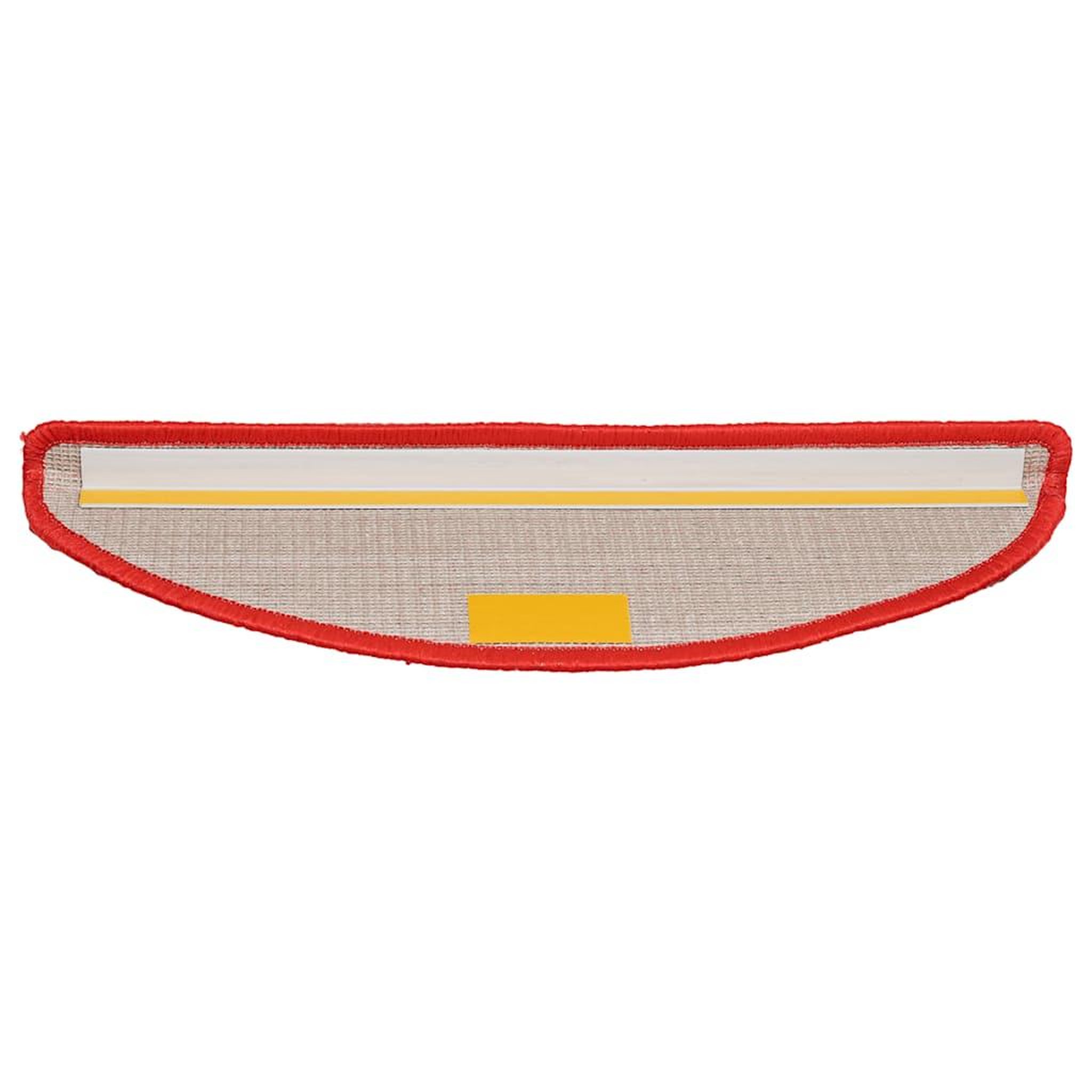 Voir la diapositive 4 : VIDAXL Tapis d'escalier 30 pcs rouge 56x17x3 cm