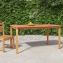 Voir la diapositive 1 : VIDAXL Table a dîner de jardin 150x90x75 cm bois massif de teck