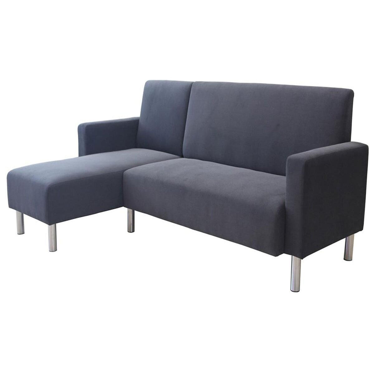 Habitat et Jardin Canapé d'angle tissu réversible  Rio  - 4 places - Gris