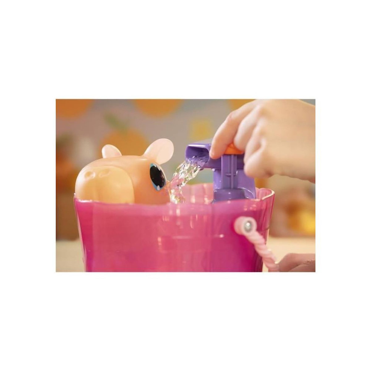 GOLIATH Animagic - GOLIATH - Let's Glo Capybara Spa Time - Animal intéractif - Marron