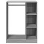 Voir la diapositive 5 : VIDAXL Garde robe sonoma gris 77x48x102 cm bois d ingénierie