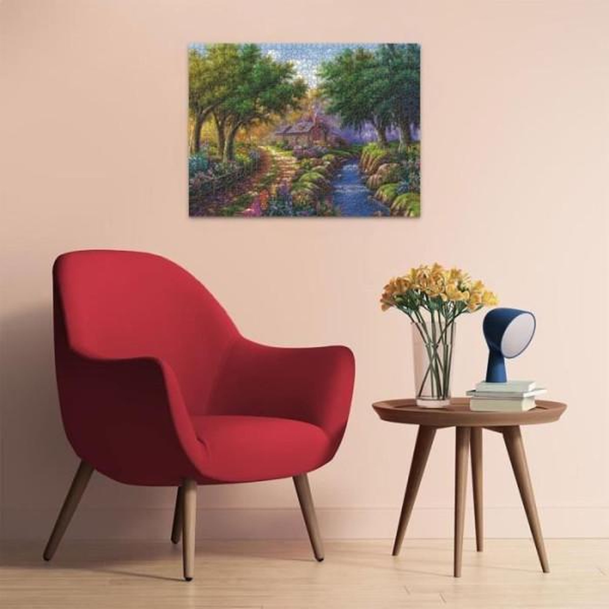 Voir la diapositive 4 : RAVENSBURGER Puzzle 1500 pieces cottage au bord de la riviere, adultes & enfants des 14 ans, 12000735, ravensburger