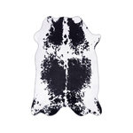 Paris Prix Tapis Imprimé Imitation Fourrure  Western  Noir. Coloris disponibles : Noir