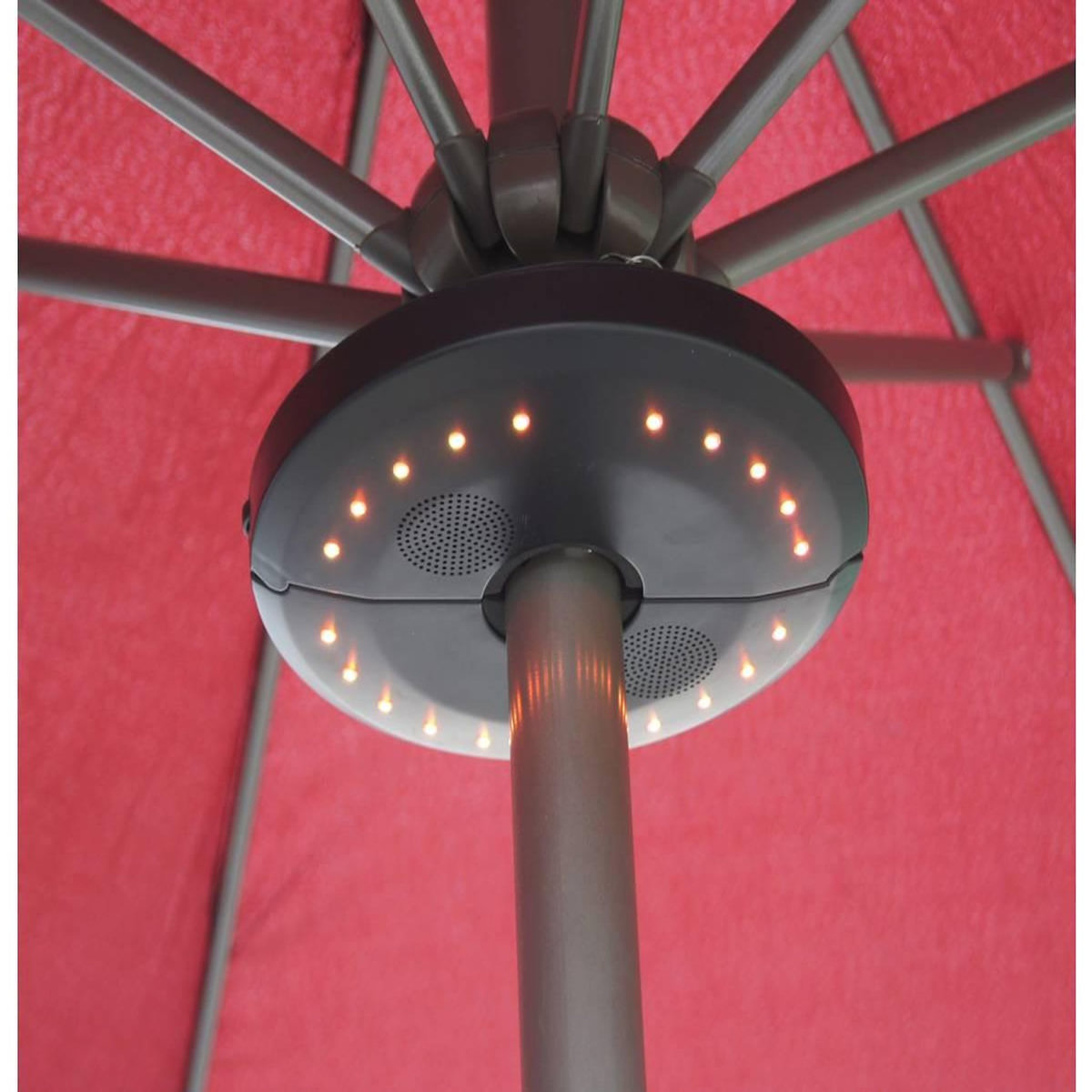 Habitat et Jardin Eclairage de jardin  Umbrella  pour parasol - Enceinte arceau