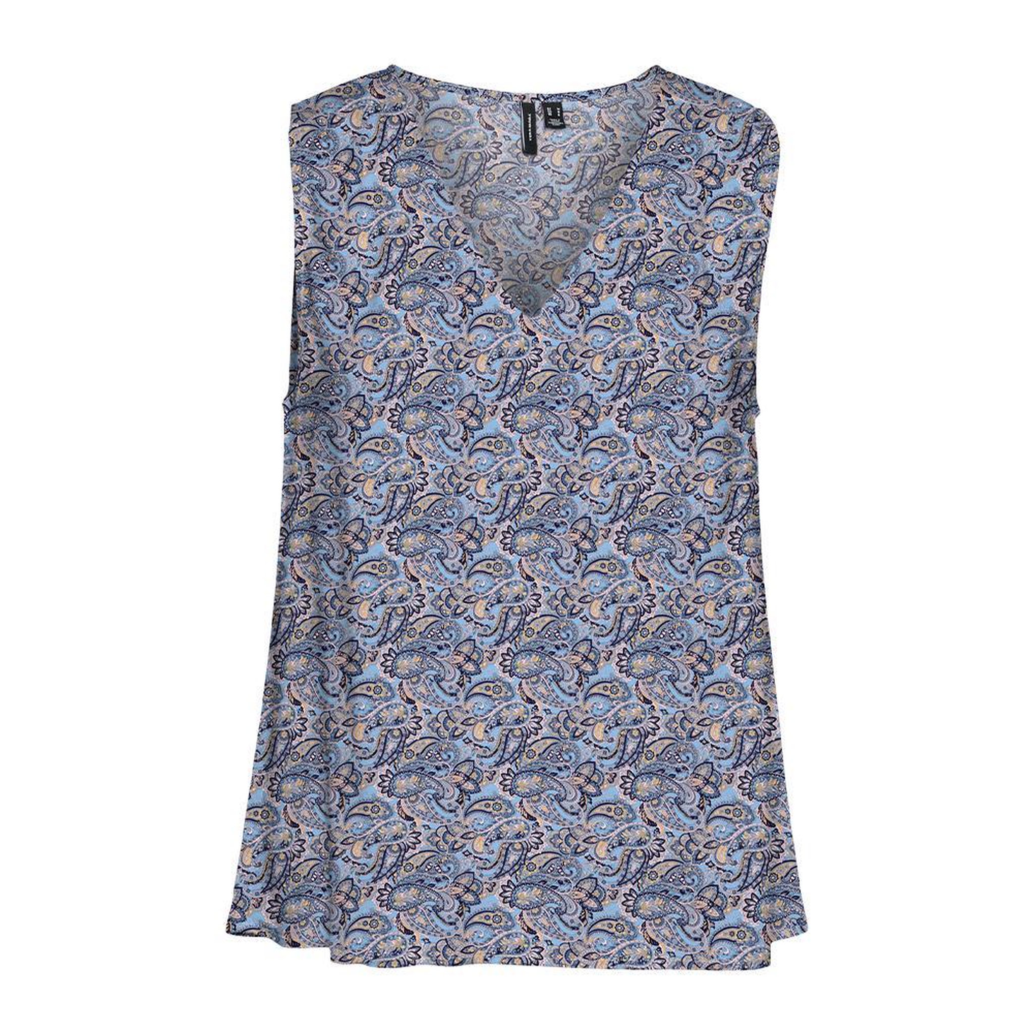 Vero Moda Blouse Bleu à Motifs Femme Vero Moda Easy Joy. Coloris disponibles : Bleu