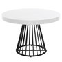 Voir la diapositive 1 : Paris Prix Table de Repas Extensible  Virginia  110-260cm Blanc