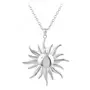 SC CRYSTAL Collier soleil par SC Crystal orné d'un véritable diamant blanc