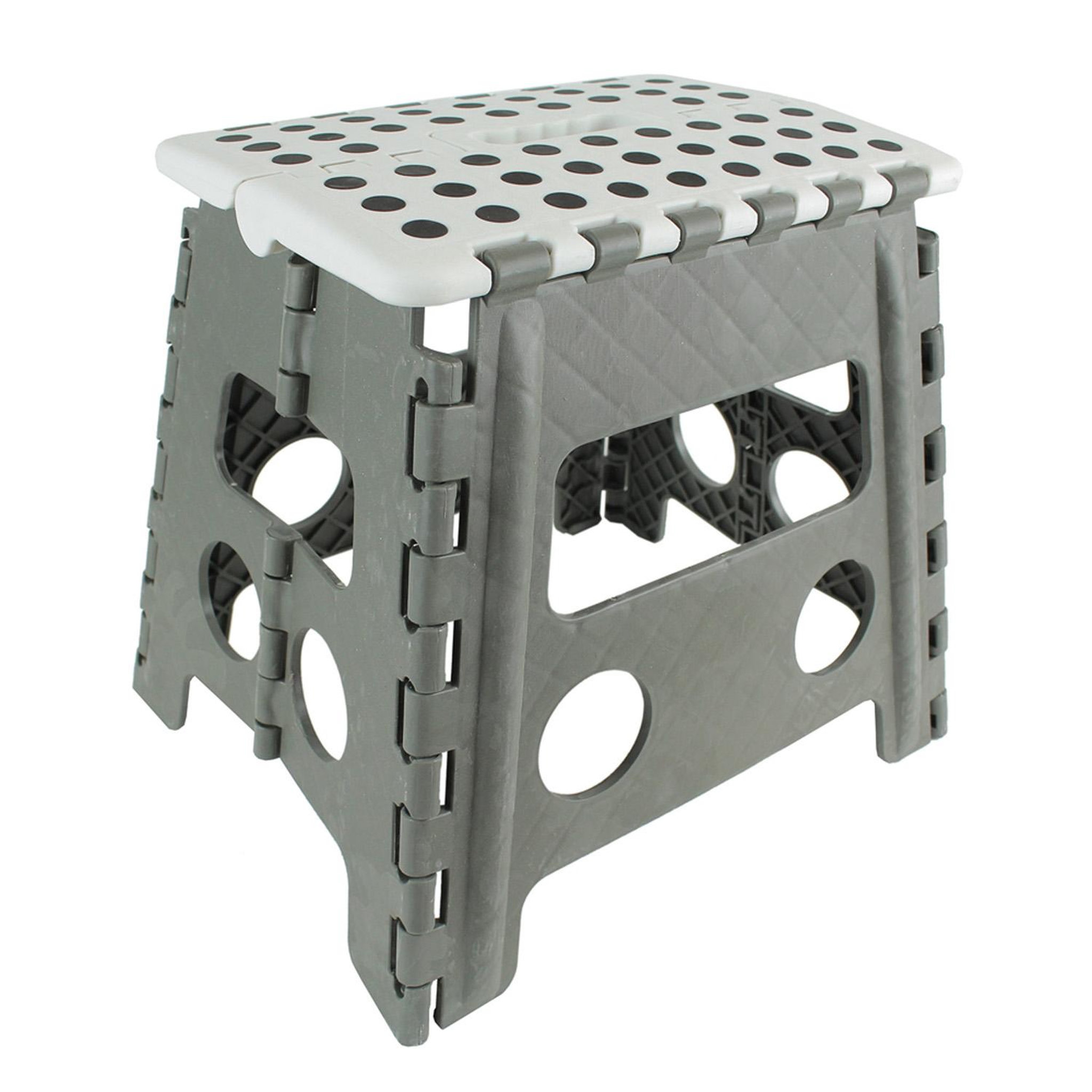 Je cherche une idee Marche pieds compact et pliable. Coloris disponibles : Rouge, Gris, Blanc