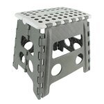 Je cherche une idee Marche pieds compact et pliable. Coloris disponibles : Blanc, Gris, Rouge