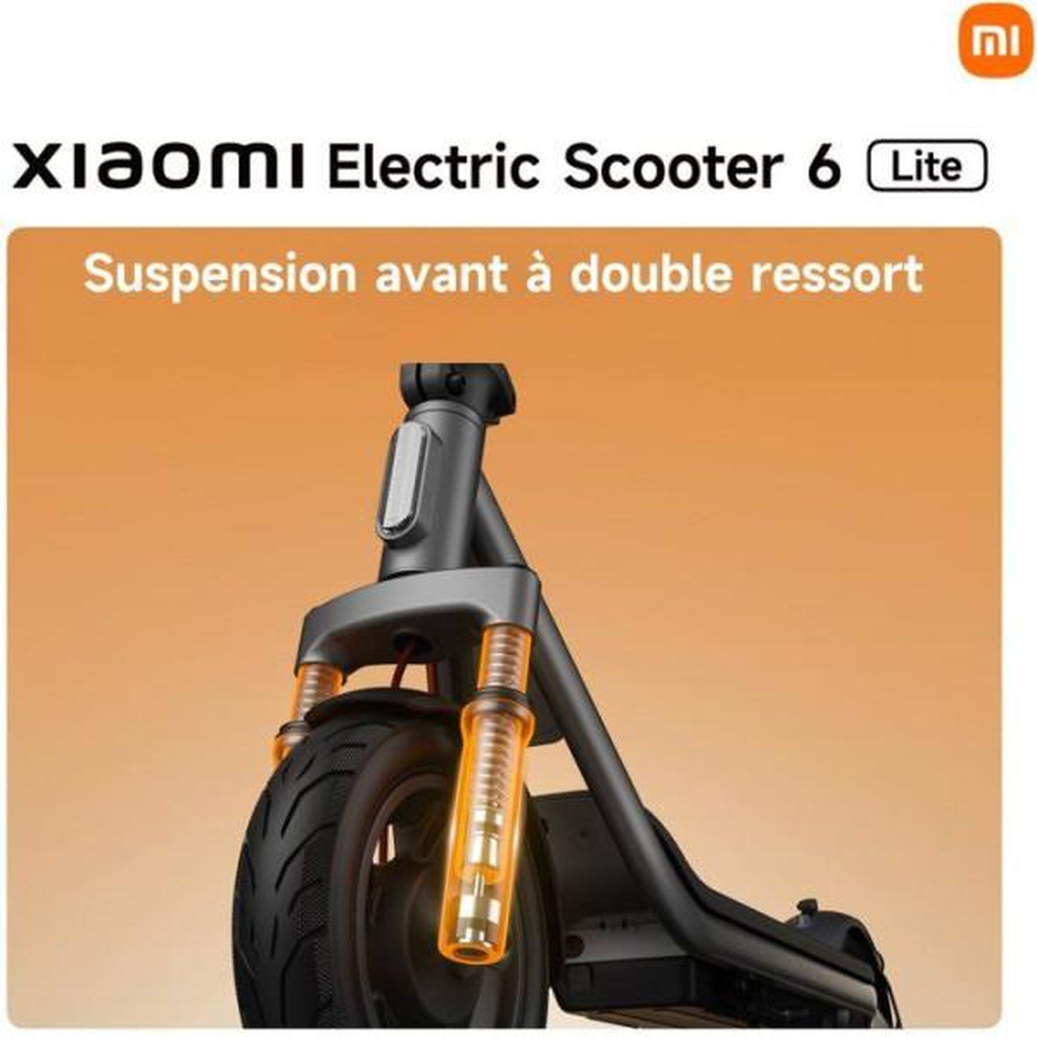 Voir la diapositive 6 : XIAOMI Trottinette électrique electric scooter 6 lite noir