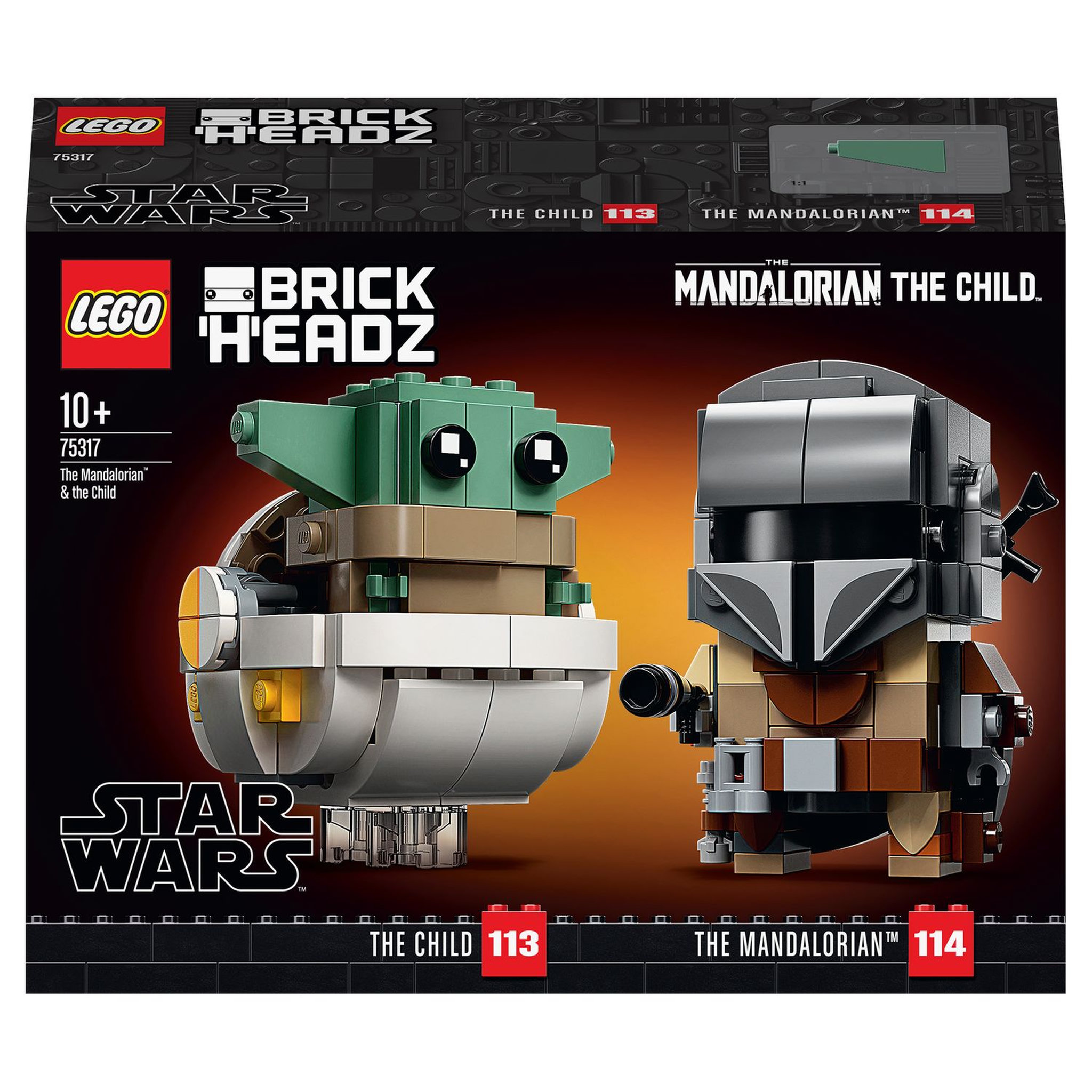 LEGO Star Wars 75317 - Le Mandalorien et l'Enfant, Ensemble de Construction, Modèle à Collectionner, Idée Cadeau 
