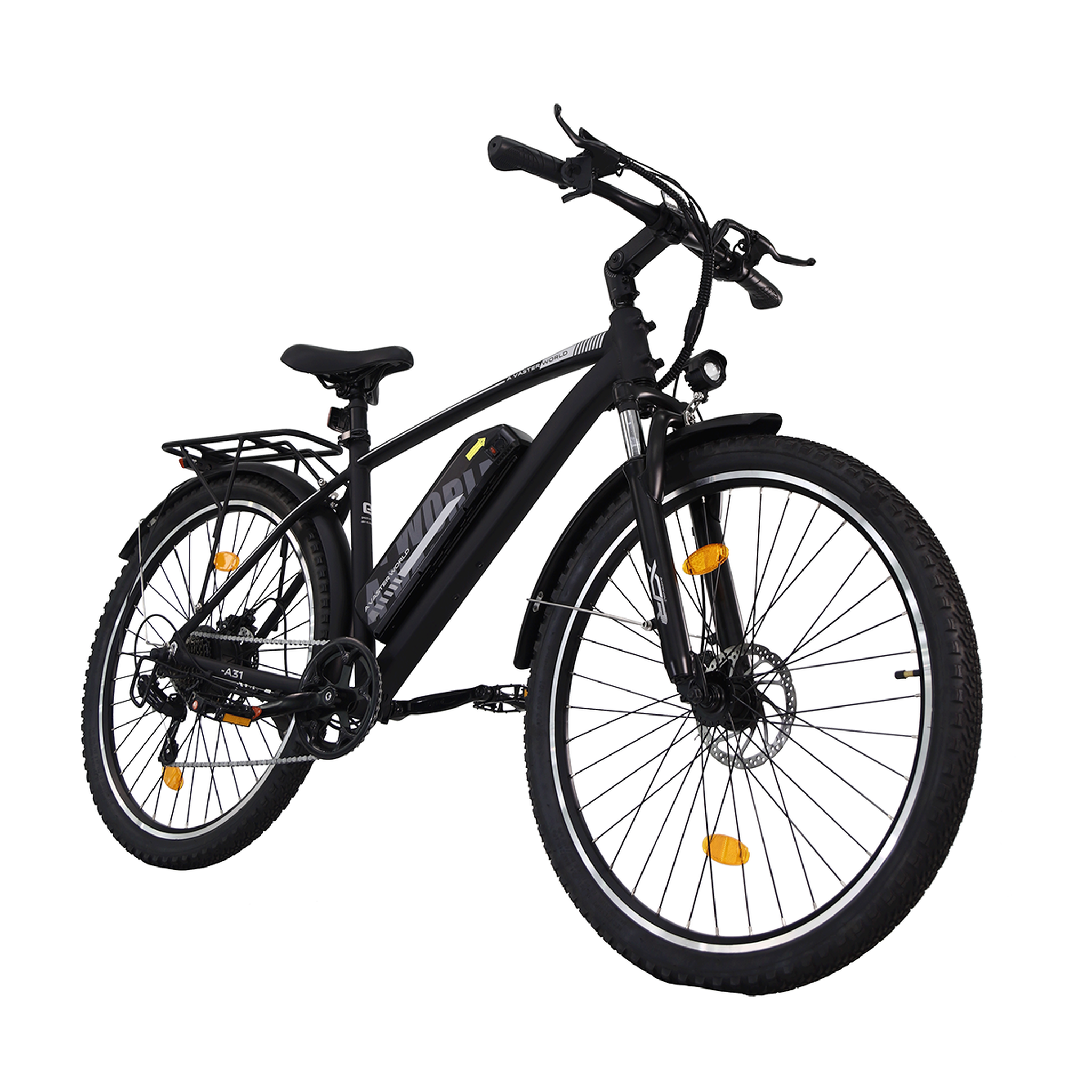 Voir la diapositive 4 : AVDL Vélo électrique avdl a31, batterie 36 v 12,8 ah, 27,5 pouces, noir