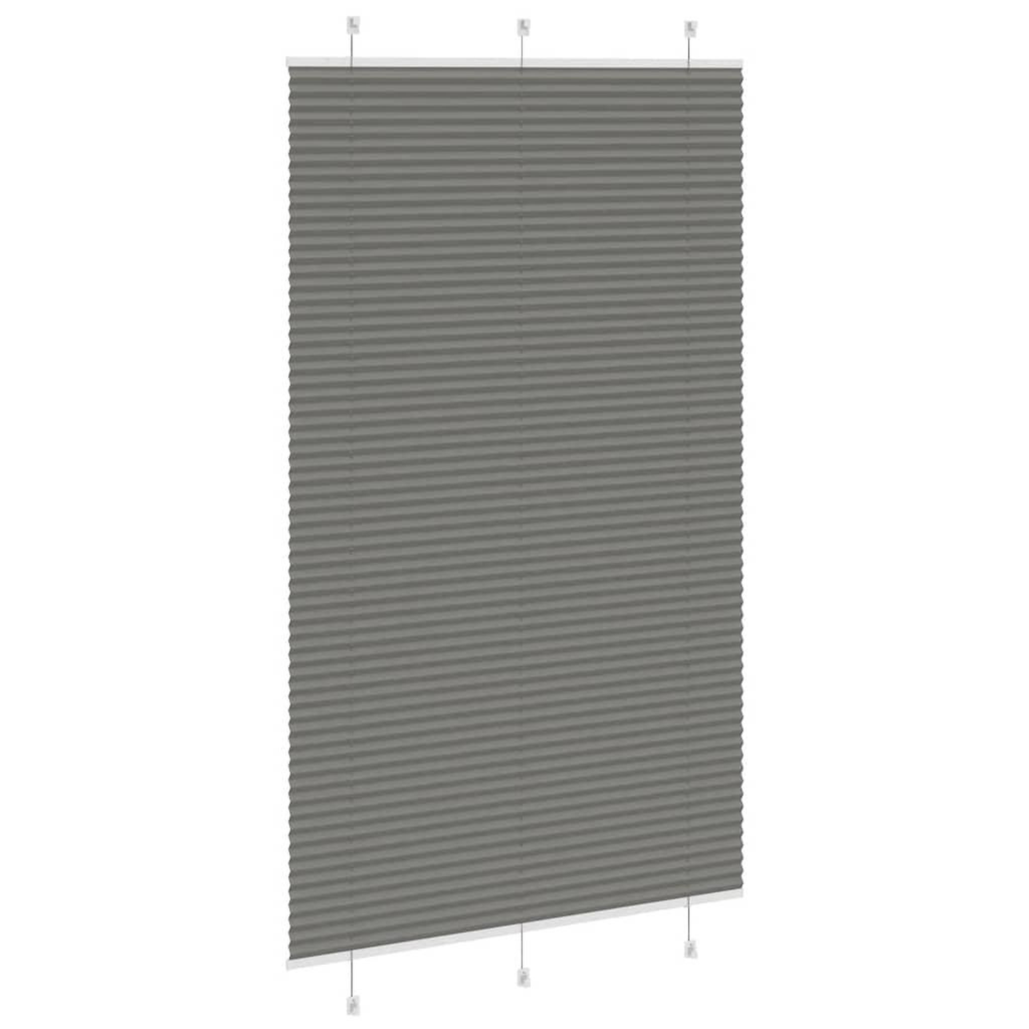 Voir la diapositive 4 : VIDAXL Store plisse anthracite 120x200 cm largeur du tissu 119,4 cm