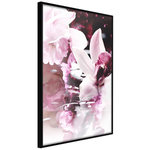 Paris Prix Affiche Murale Encadrée  Flowers on the Water. Coloris disponibles : Noir, Jaune