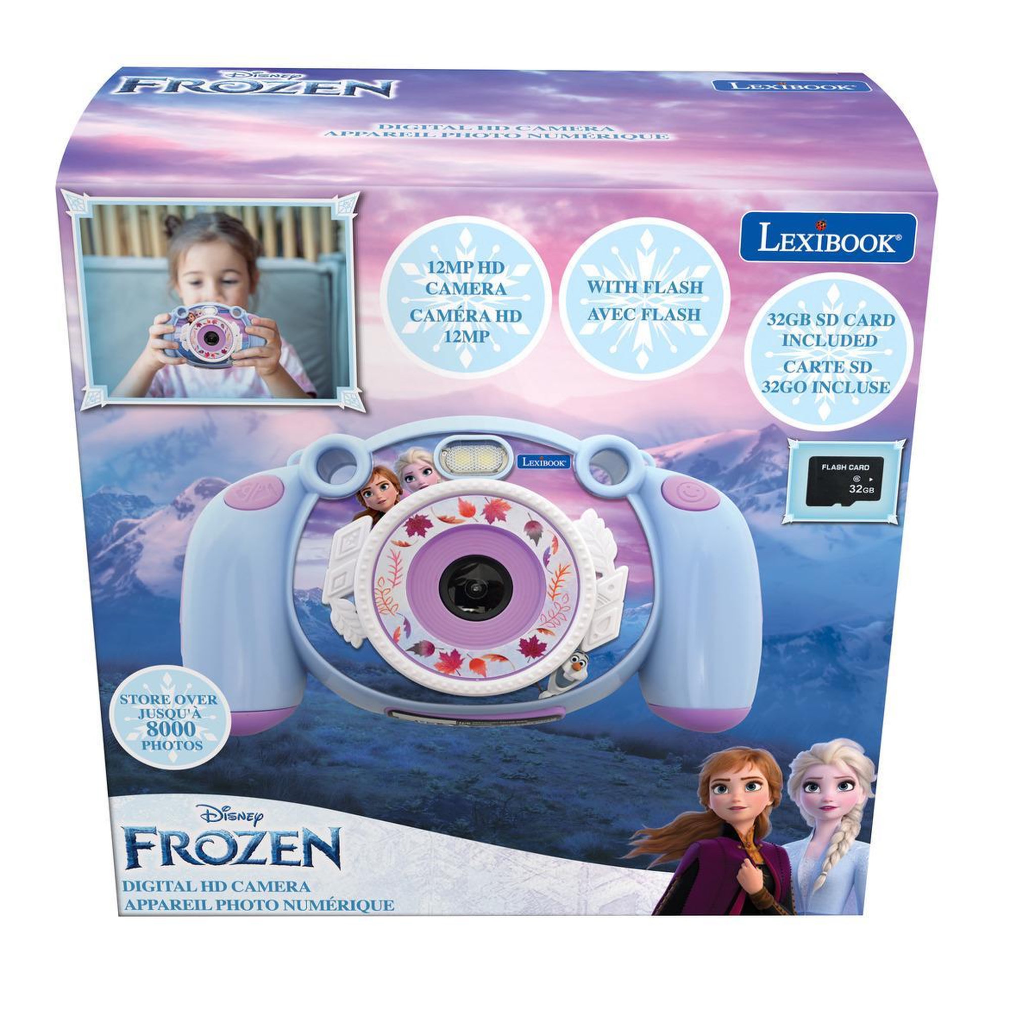 Voir la diapositive 4 : Lexibook Starcam Appareil photo numérique HD La Reine des Neiges.